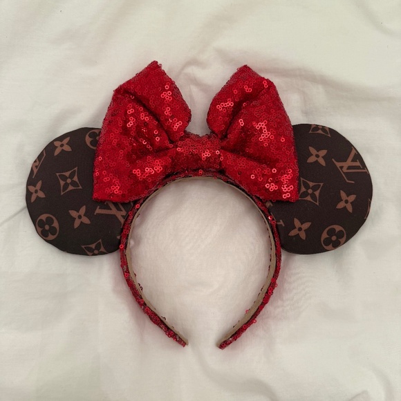 Disney Minnie Mouse Designer Inspired Ears LV - Picture 1 of 2